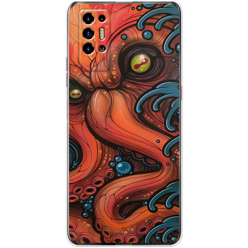 Чехол BoxFace Tecno POVA 2 Octopus