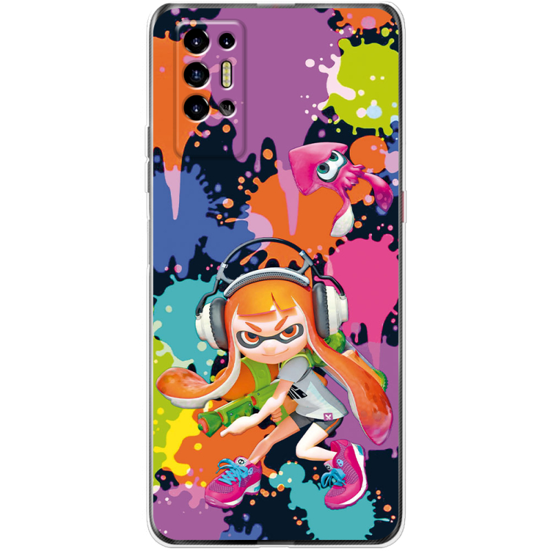 Чехол BoxFace Tecno POVA 2 Splatoon Inklings