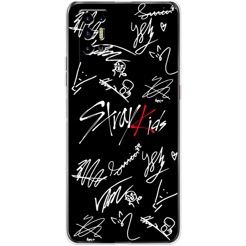 Чехол BoxFace Tecno POVA 2 Stray Kids автограф