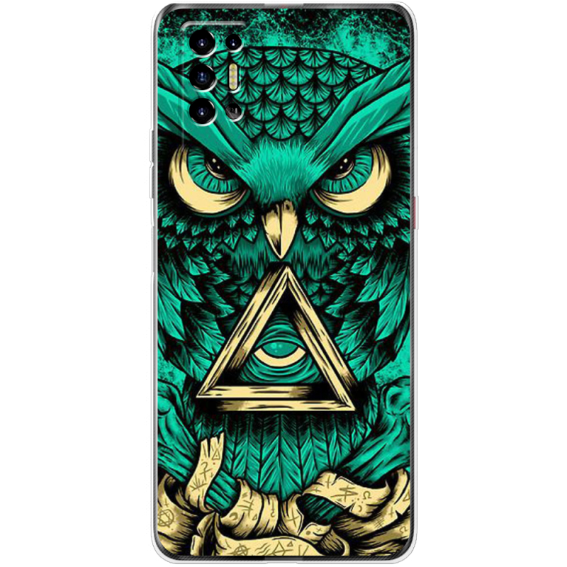 Чехол BoxFace Tecno POVA 2 Masonic Owl