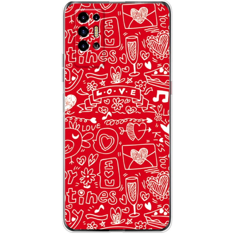 Чехол BoxFace Tecno POVA 2 Happy Valentines