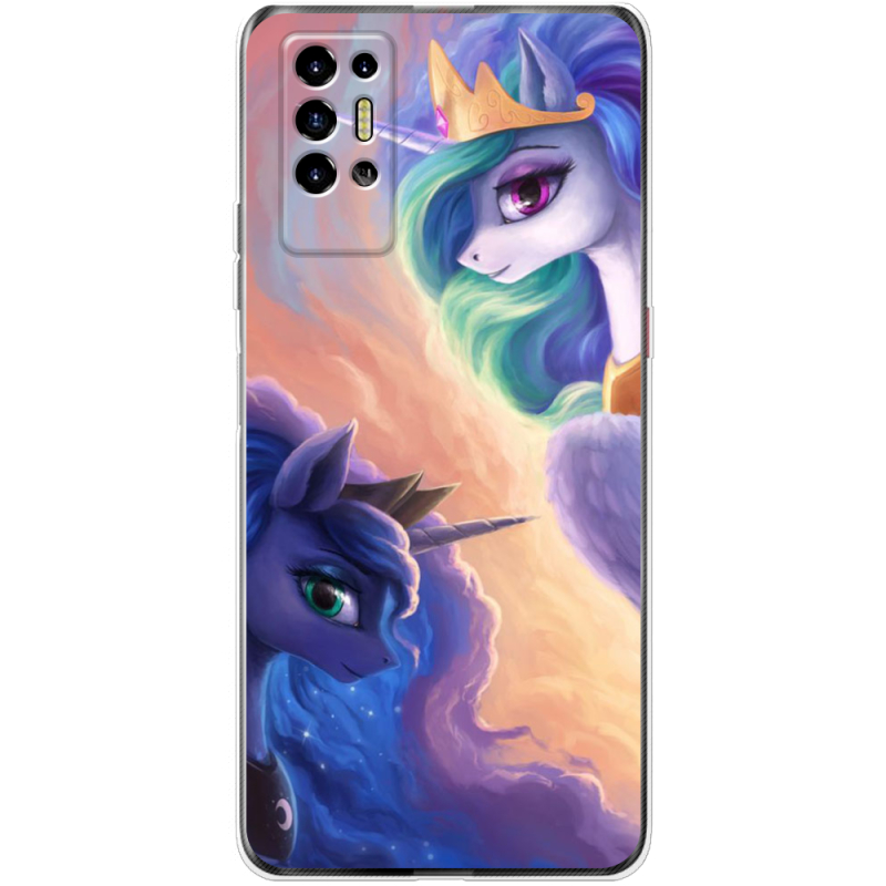 Чехол BoxFace Tecno POVA 2 My Little Pony Rarity  Princess Luna