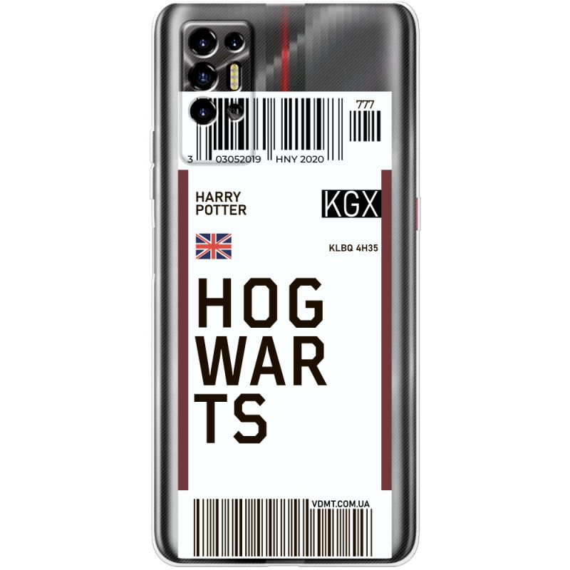 Прозрачный чехол BoxFace Tecno POVA 2 Ticket Hogwarts