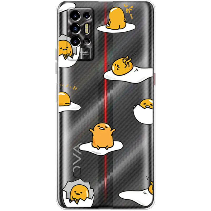 Прозрачный чехол BoxFace Tecno POVA 2 Gudetama