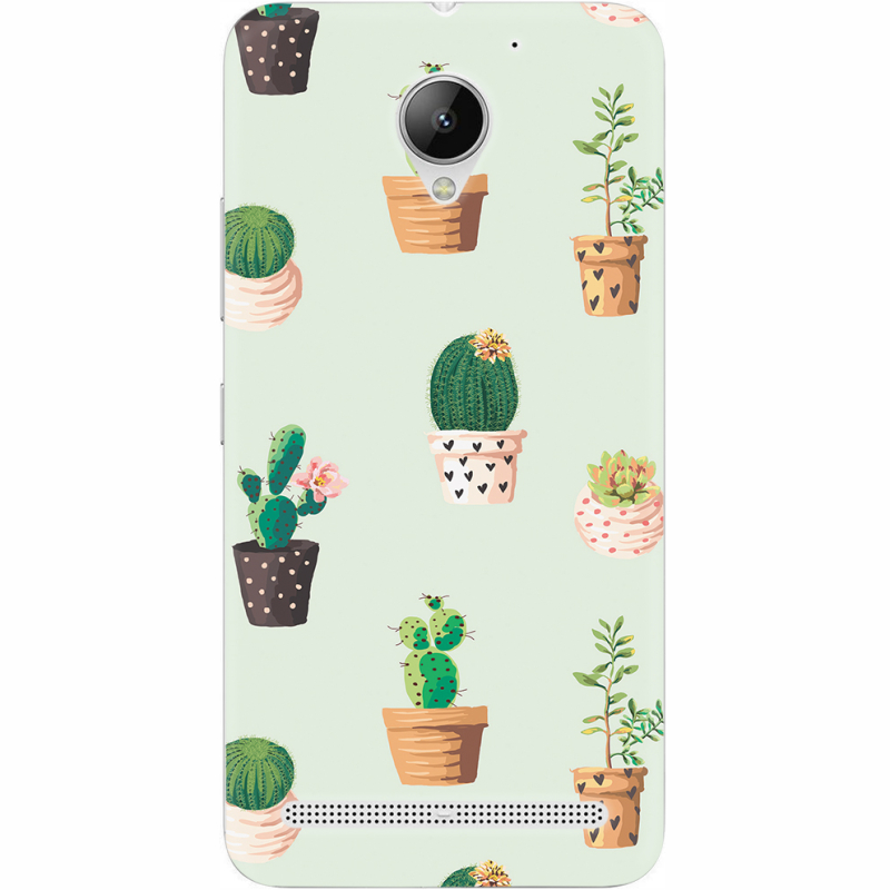 Чехол Uprint Lenovo C2 Power K10a40 L-green Cacti