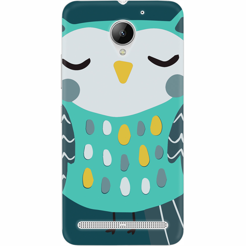 Чехол Uprint Lenovo C2 Power K10a40 Green Owl