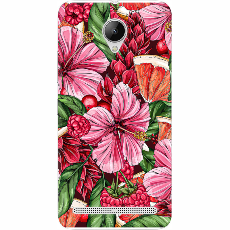 Чехол Uprint Lenovo C2 Power K10a40 Tropical Flowers