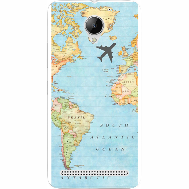 Чехол Uprint Lenovo C2 Power K10a40 Карта