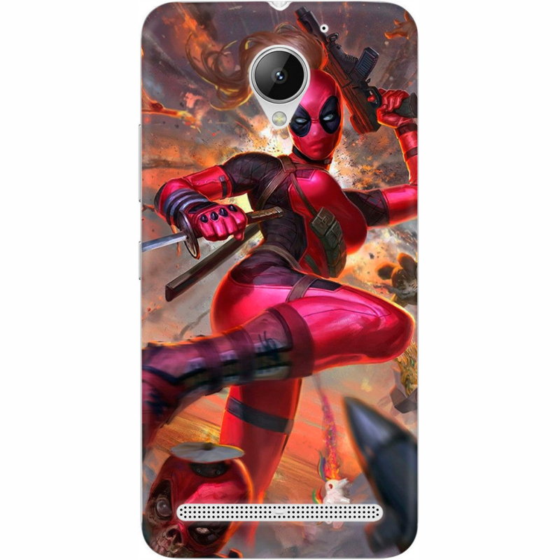 Чехол Uprint Lenovo C2 Power K10a40 Woman Deadpool