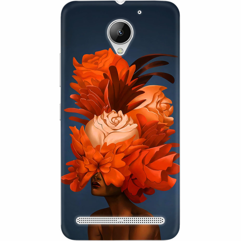 Чехол Uprint Lenovo C2 Power K10a40 Exquisite Orange Flowers
