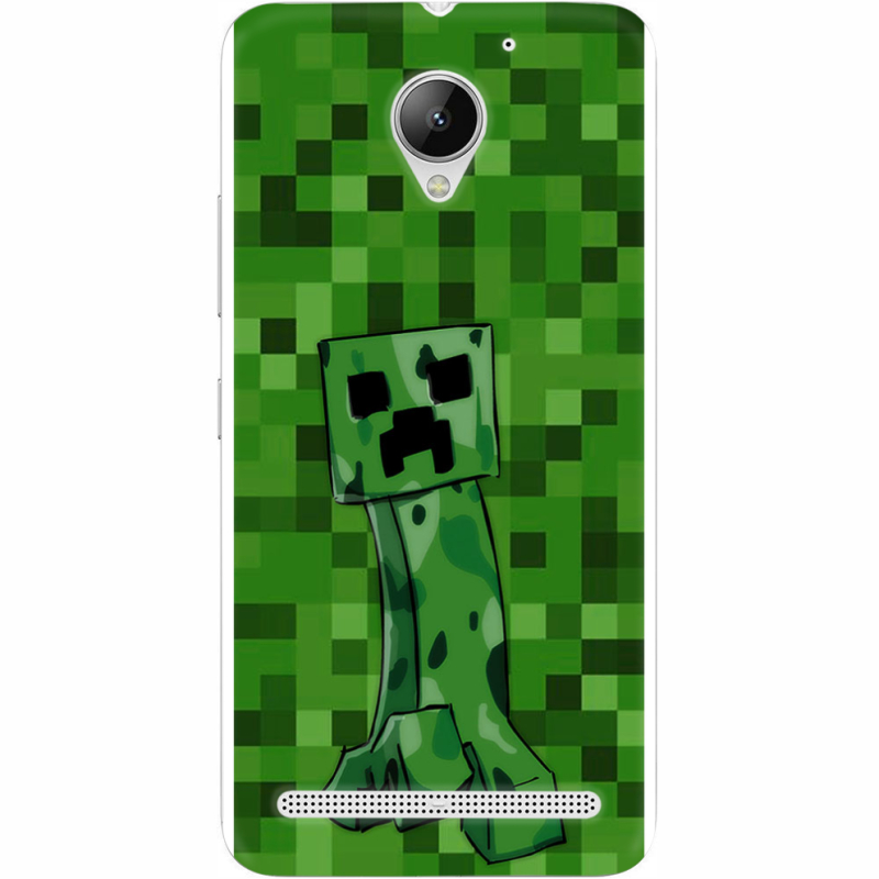Чехол Uprint Lenovo C2 Power K10a40 Minecraft Creeper