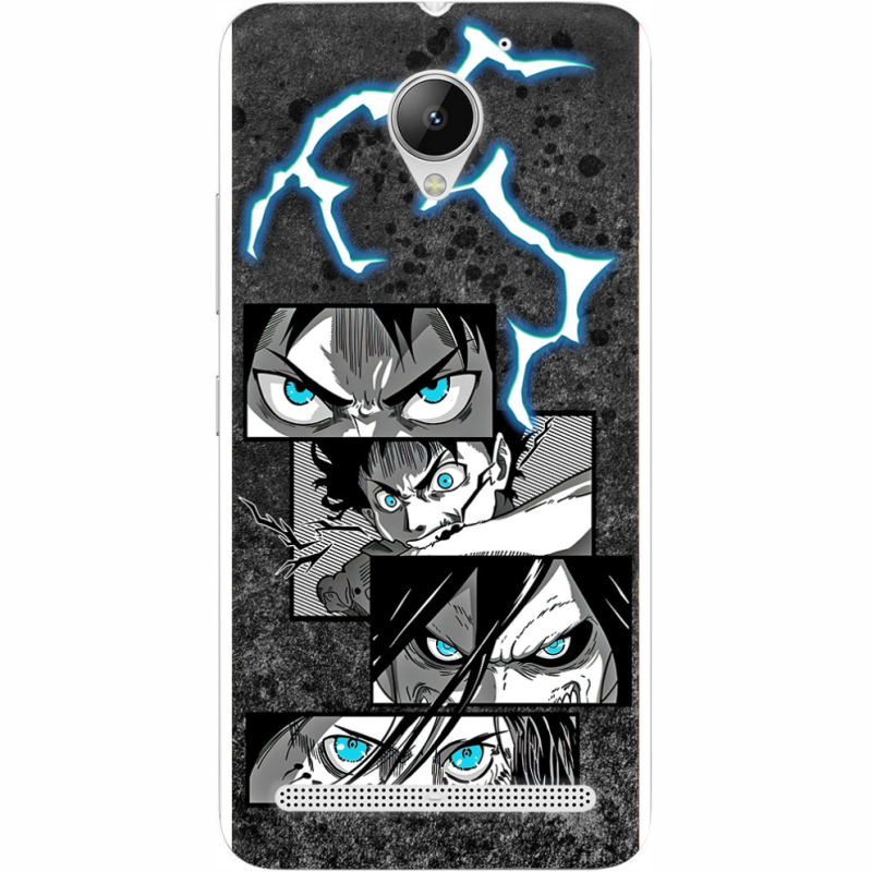 Чехол Uprint Lenovo C2 Power K10a40 Eren Yeager Transformation