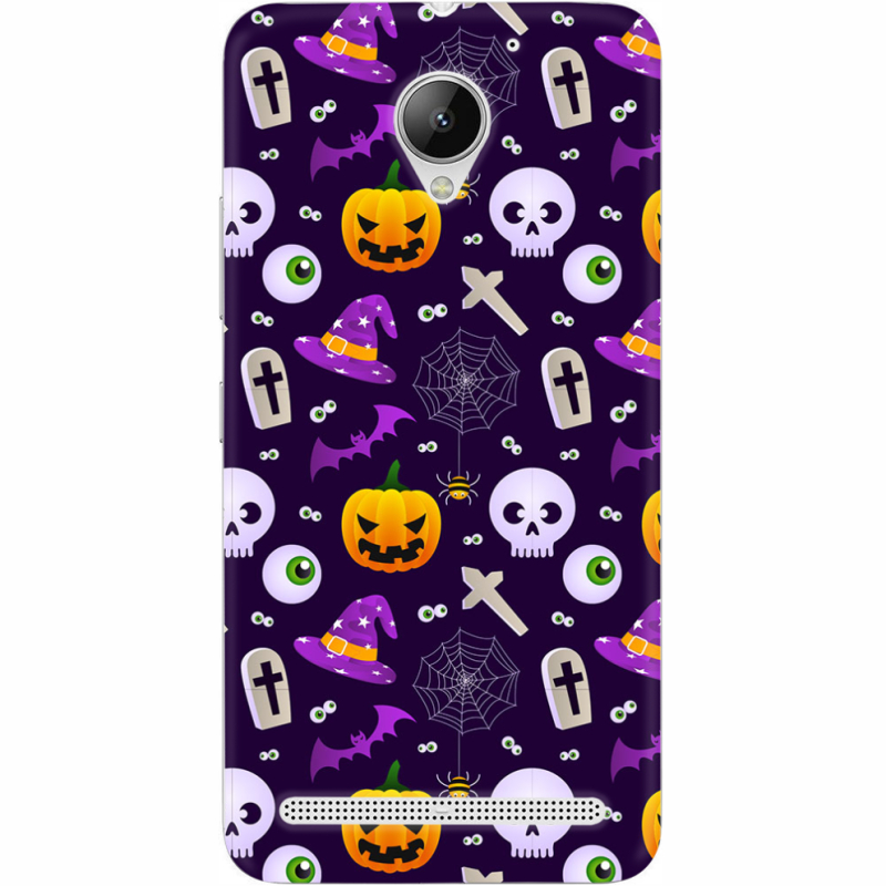 Чехол Uprint Lenovo C2 Power K10a40 Halloween Purple Mood