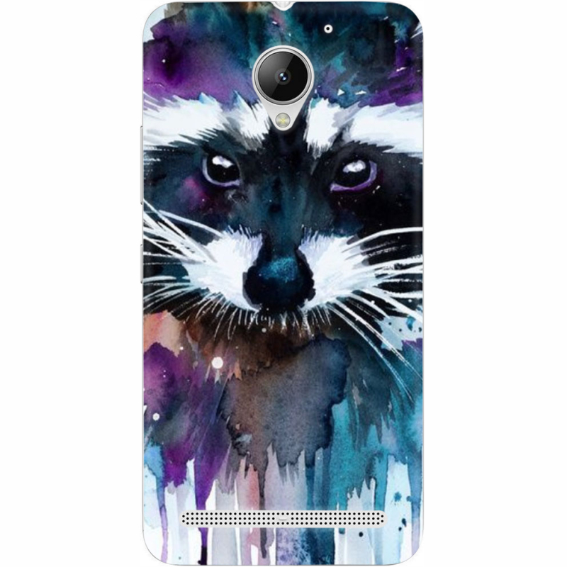 Чехол Uprint Lenovo C2 Power K10a40 Акварельный енот