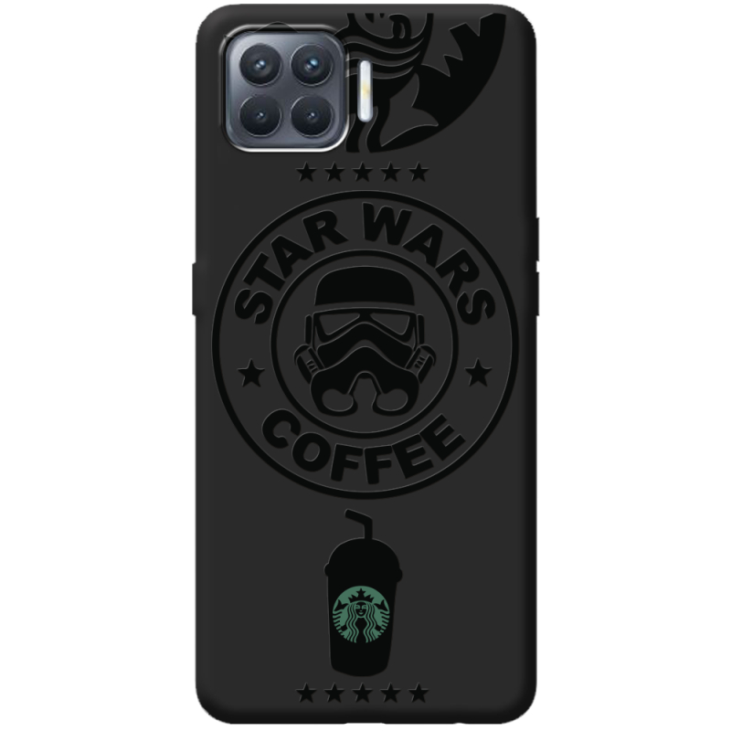 Черный чехол BoxFace OPPO Reno4 Lite Dark Coffee