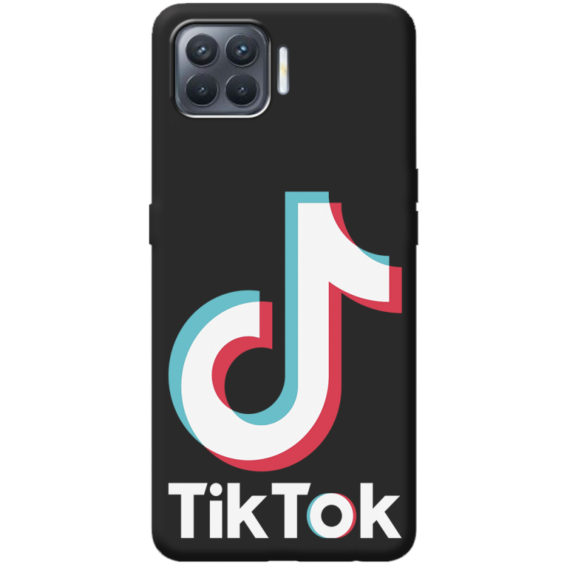 Черный чехол BoxFace OPPO Reno4 Lite Tik Tok