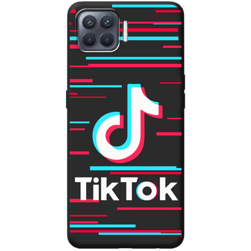 Черный чехол BoxFace OPPO Reno4 Lite Tik Tok