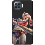 Черный чехол BoxFace OPPO Reno4 Lite Happy Harley Quinn