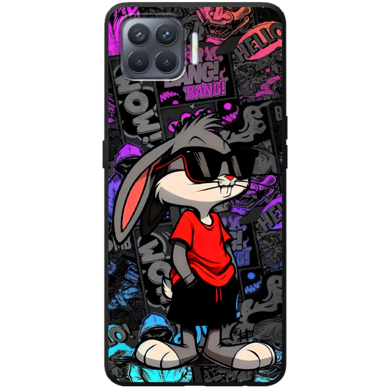 Черный чехол BoxFace OPPO Reno4 Lite Малий вухань