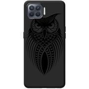 Черный чехол BoxFace OPPO Reno4 Lite Owl