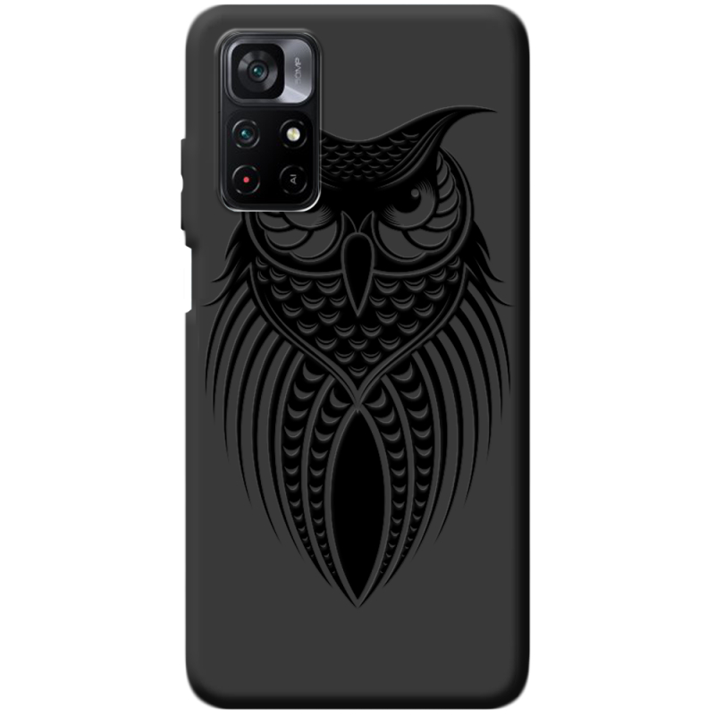 Черный чехол BoxFace Poco M4 Pro 5G Owl