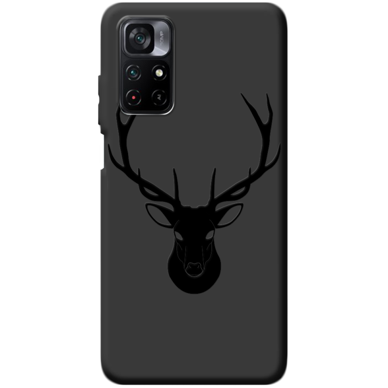 Черный чехол BoxFace Poco M4 Pro 5G Deer