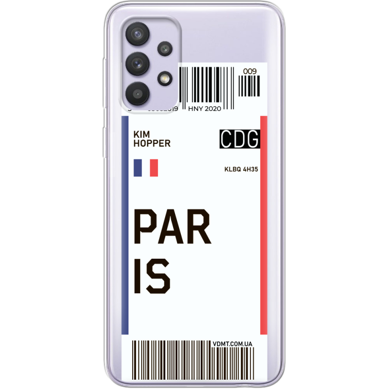 Прозрачный чехол BoxFace Samsung Galaxy A33 (A336) Ticket Paris