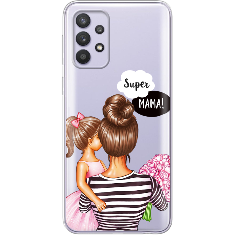 Прозрачный чехол BoxFace Samsung Galaxy A33 (A336) Super Mama and Daughter