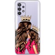 Прозрачный чехол BoxFace Samsung Galaxy A33 (A336) Queen and Princess