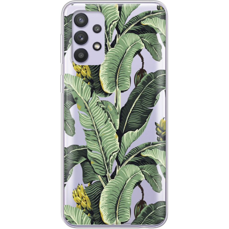 Прозрачный чехол BoxFace Samsung Galaxy A33 (A336) Banana Leaves