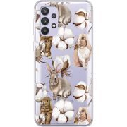 Прозрачный чехол BoxFace Samsung Galaxy A33 (A336) Cotton and Rabbits