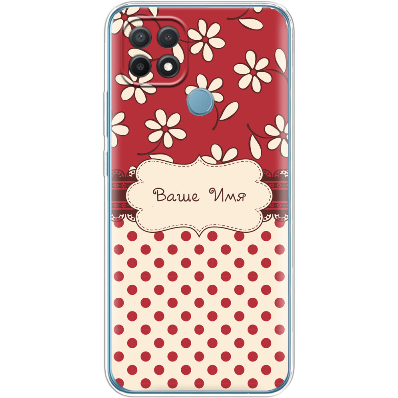 Чехол BoxFace OPPO A15/A15s Именной Polka Dots