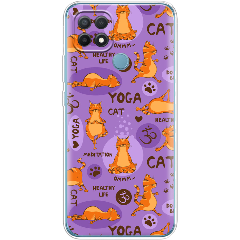 Чехол BoxFace OPPO A15/A15s Yoga Cat