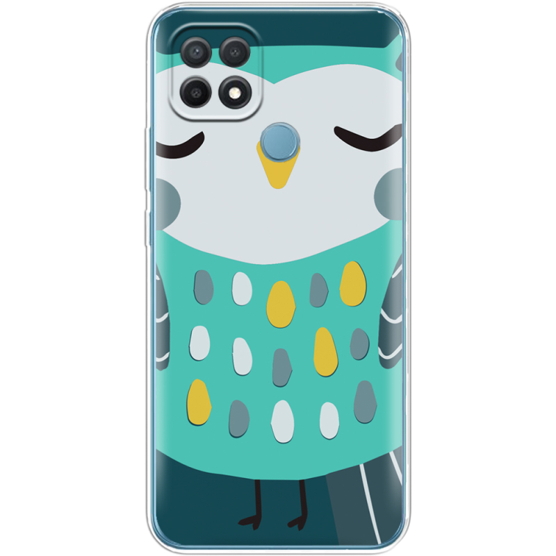 Чехол BoxFace OPPO A15/A15s Green Owl