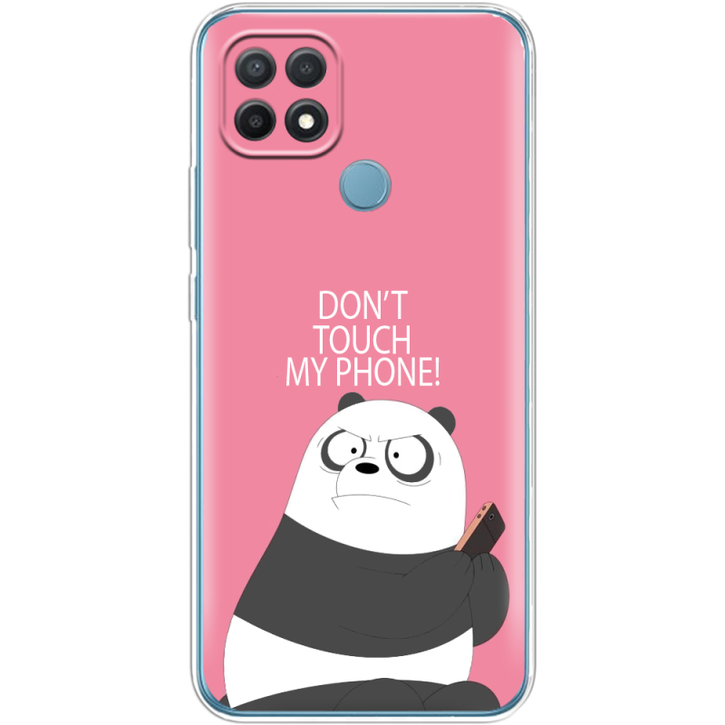 Чехол BoxFace OPPO A15/A15s Dont Touch My Phone Panda