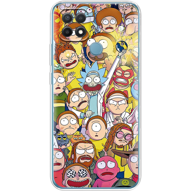 Чехол BoxFace OPPO A15/A15s Rick and Morty