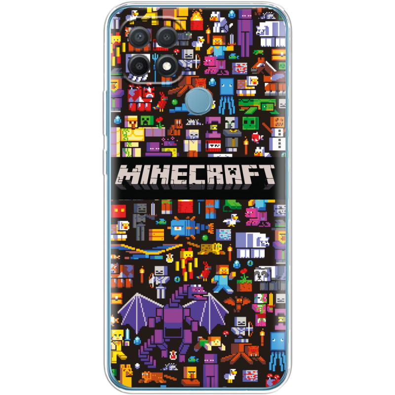 Чехол BoxFace OPPO A15/A15s Minecraft Mobbery