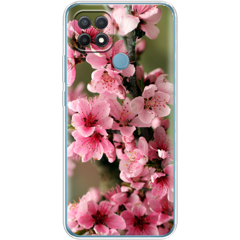 Чехол BoxFace OPPO A15/A15s Вишневые Цветы