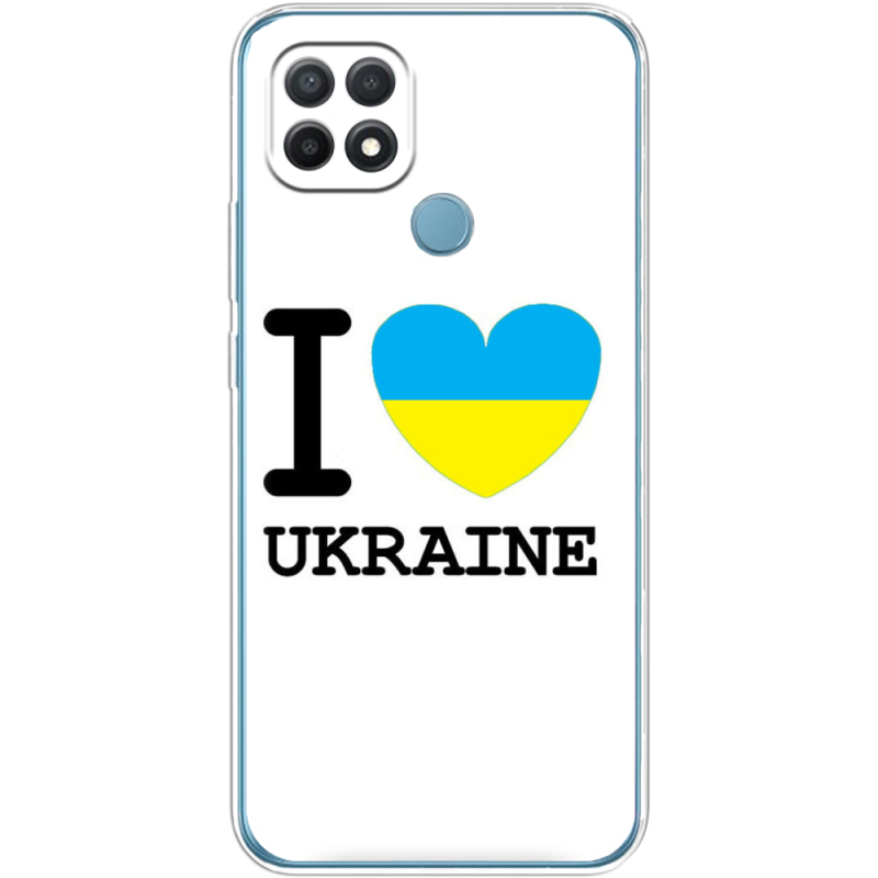 Чехол BoxFace OPPO A15/A15s I love Ukraine