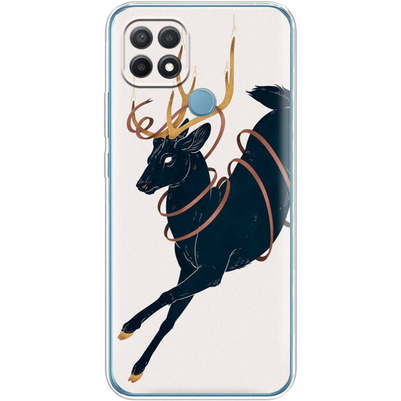 Чехол BoxFace OPPO A15/A15s Black Deer