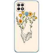 Чехол BoxFace OPPO A15/A15s Flower Hands