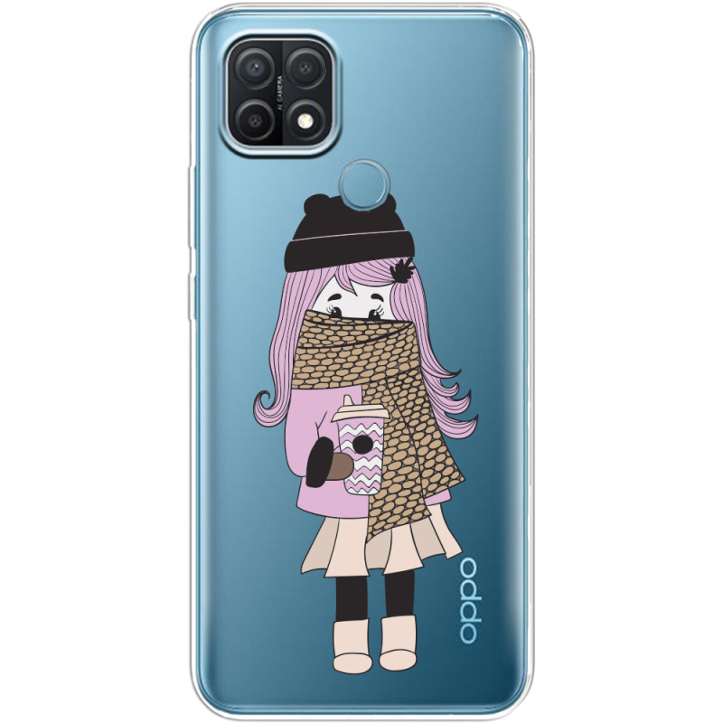 Прозрачный чехол BoxFace OPPO A15/A15s Winter Morning Girl