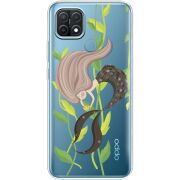 Прозрачный чехол BoxFace OPPO A15/A15s Cute Mermaid