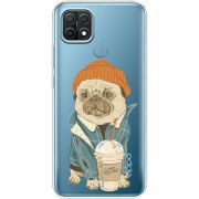 Прозрачный чехол BoxFace OPPO A15/A15s Dog Coffeeman