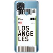 Прозрачный чехол BoxFace OPPO A15/A15s Ticket Los Angeles