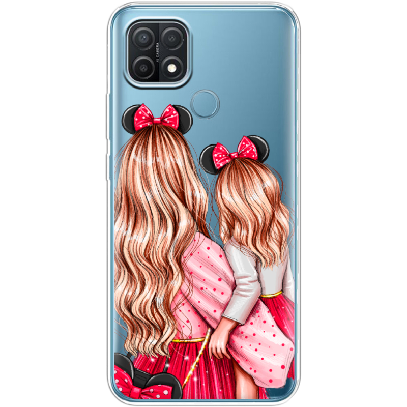 Прозрачный чехол BoxFace OPPO A15/A15s Mouse Girls