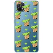 Прозрачный чехол BoxFace OPPO A15/A15s Pattern Baby Yoda