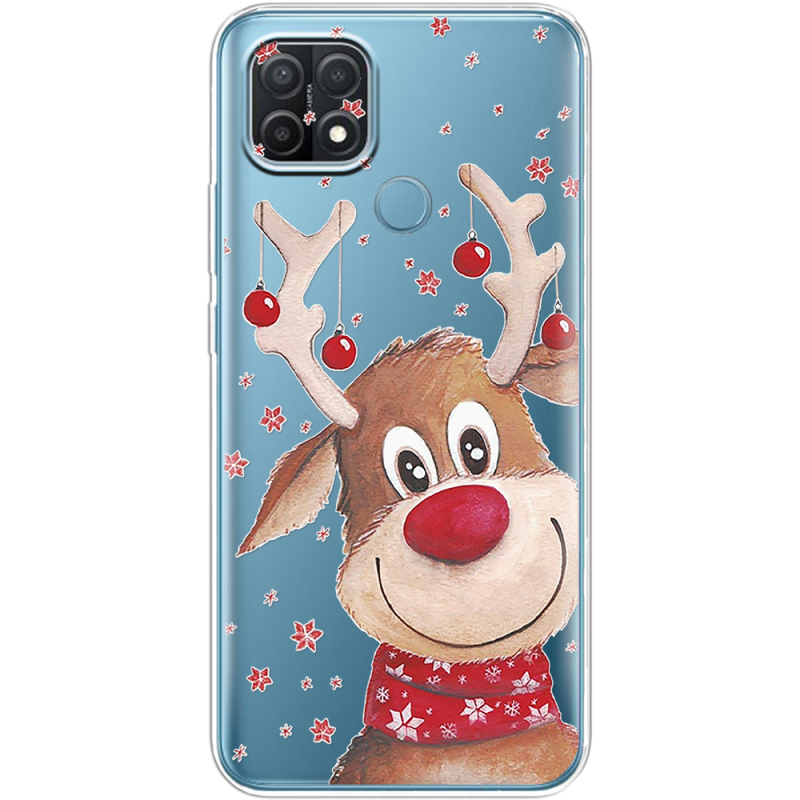 Прозрачный чехол BoxFace OPPO A15/A15s Winter Deer