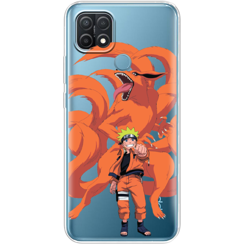 Прозрачный чехол BoxFace OPPO A15/A15s Naruto and Kurama