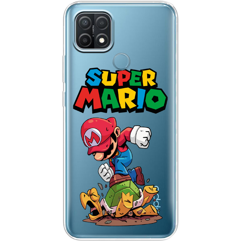 Прозрачный чехол BoxFace OPPO A15/A15s Super Mario